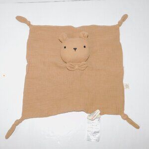Coca Village Baby First Toy Box Brown Bear Security Blanket Lovey nunu Soother